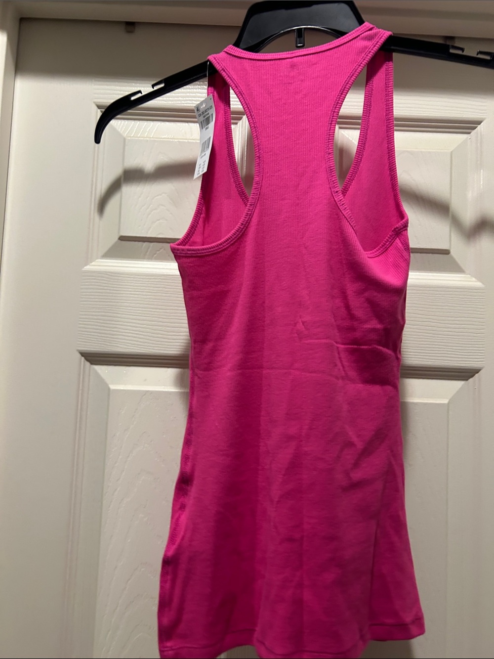 Hollister Hot Pink Ribbed Racerback Tank - Picture 5 of 5